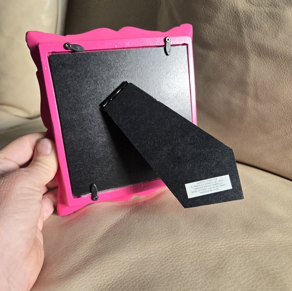 HOT Bright PINK 6.5x6” Photo Picture Frame by Umbra Ornate Girly Barbie Bright - Picture 8 of 11